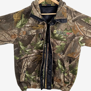 Scent Blocker Plus Protect XT Med Camo Fleece Jacket Outdoor Hunting Windblocker